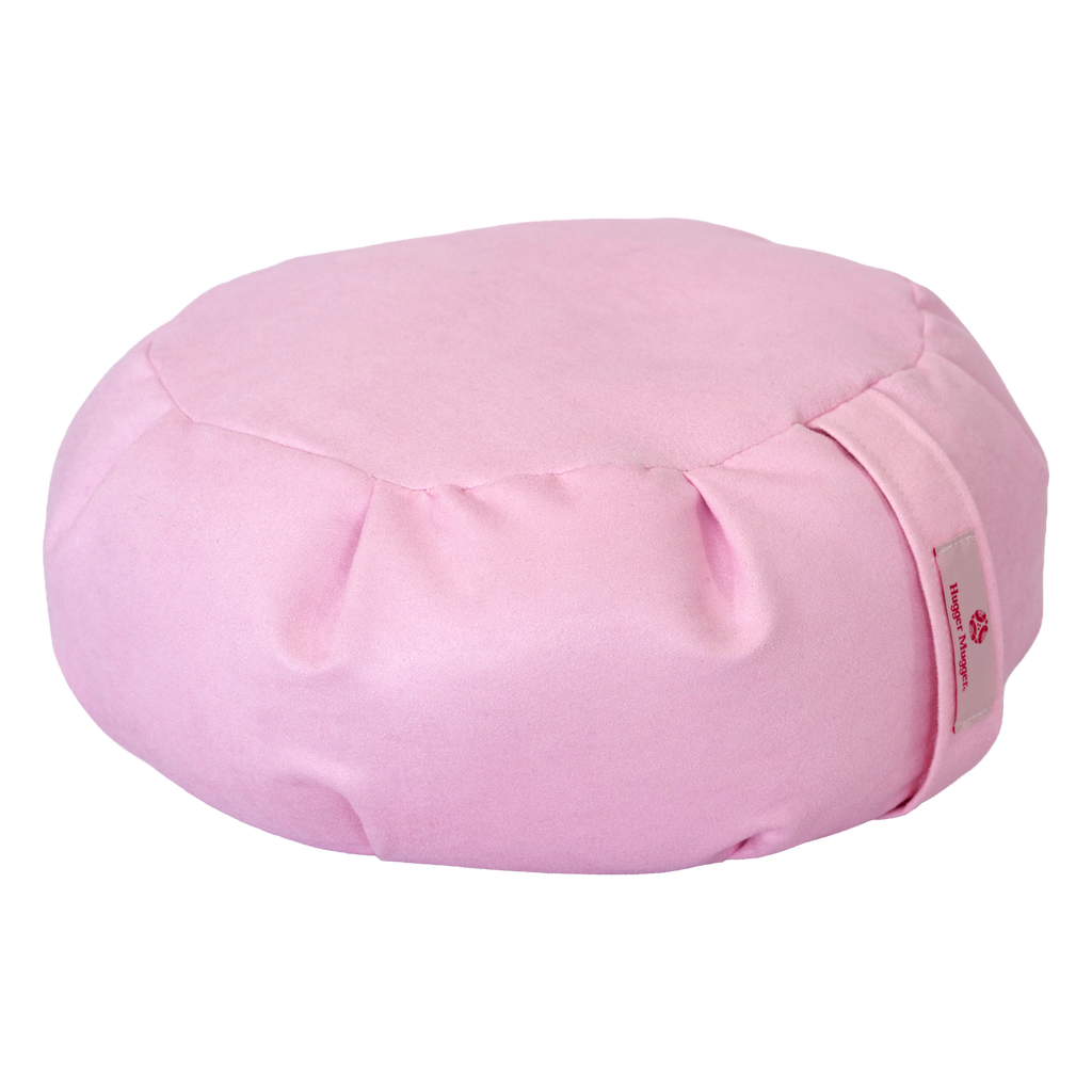 JOURNAL STANDARD プフ　パッチ　レザー　キューブクッション Zafu Meditation Cushion - Pink Ribbon – Hugger Mugger