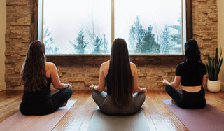 Three People Meditating