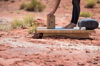 Forward Bend Cork Yoga Blocks