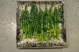 Roasted Asparagus with Basil