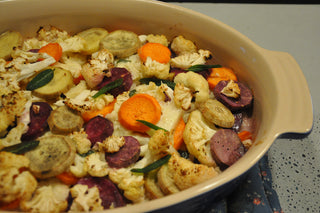 Cauliflower-Yam Gratin