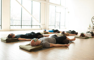 Class in Savasana