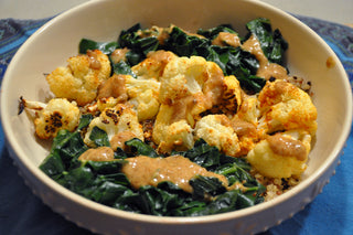 Meatless Monday: Quinoa, Cauliflower & Greens