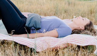 Savasana with Sandbag