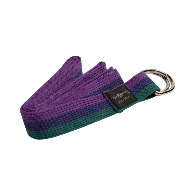D-Ring Cotton Yoga Strap - Hugger Mugger