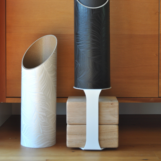 Yoga Mat Tube Floor Stand | White - Hugger Mugger
