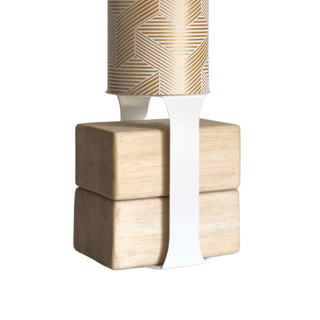 Yoga Mat Tube Floor Stand | White - Hugger Mugger