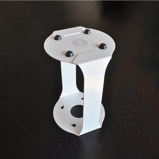 Yoga Mat Tube Floor Stand | White - Hugger Mugger