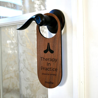 Self Care Sign | Therapy Door Hanger - Hugger Mugger