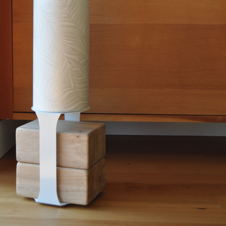 Yoga Mat Tube Floor Stand | White - Hugger Mugger
