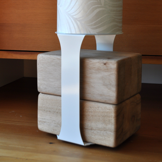 Yoga Mat Tube Floor Stand | White - Hugger Mugger