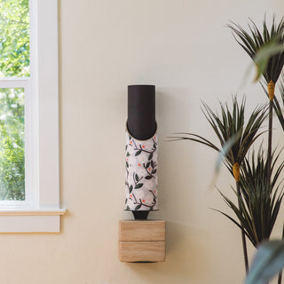 Yoga Mat Tube Wall Bracket | Black - Hugger Mugger