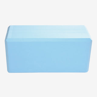 5 in. Big Foam Yoga Block - Blue (Back View)
