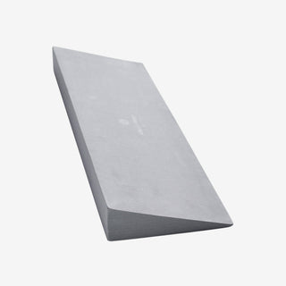 Foam Yoga Wedge - Gray (Side View)