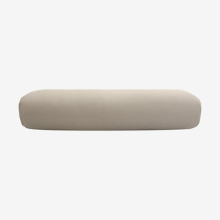 EZ Clean Standard Yoga Bolster - Taupe (Side View)