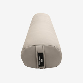 EZ Clean Standard Yoga Bolster - Taupe (End View)