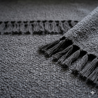 Solid Woven Yoga Blanket