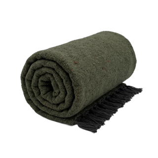 Solid Woven Yoga Blanket