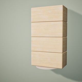 Yoga Block Wall Bracket | White - Hugger Mugger