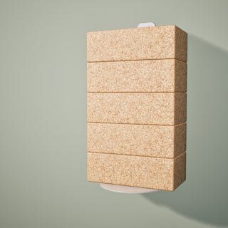 Yoga Block Wall Bracket | White - Hugger Mugger