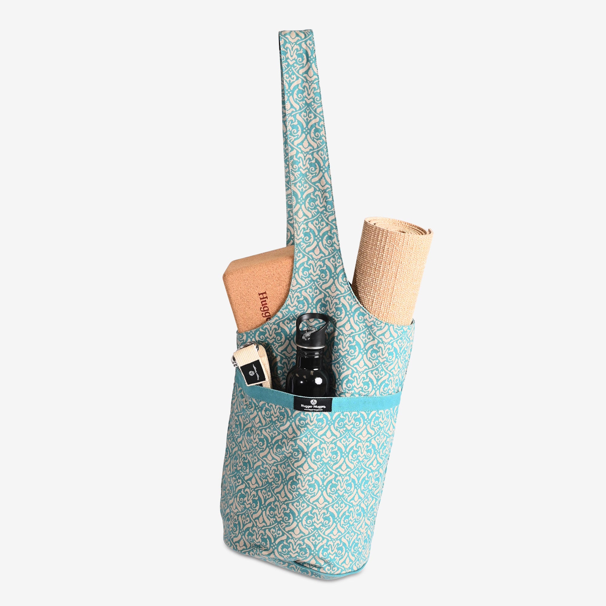 hugger mugger batik yoga mat bag purple rain Yoga Tote Bag