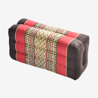 Zafuko® Yoga & Meditation Cushion - Black/Red (Side View)