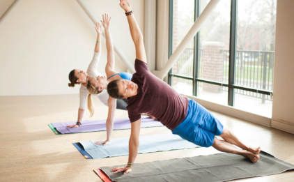 Yoga Class in Vasisthasana