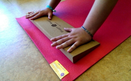 Foam Yoga Wedge - Hugger Mugger  Soft Slant Supports Wrists & Joints