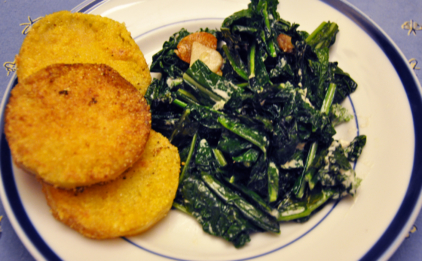 Polenta and Kale