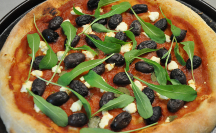 Garden Pizza with Olives