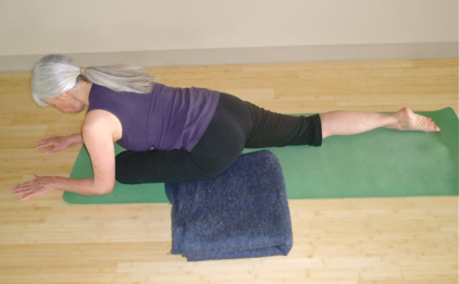 Woman in Pigeon Pose