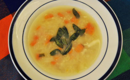 Garlicky White Bean Soup