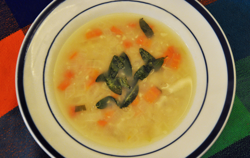 Garlicky White Bean Soup