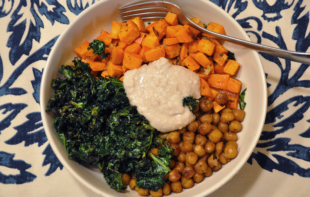 Kale and Yam Bowl