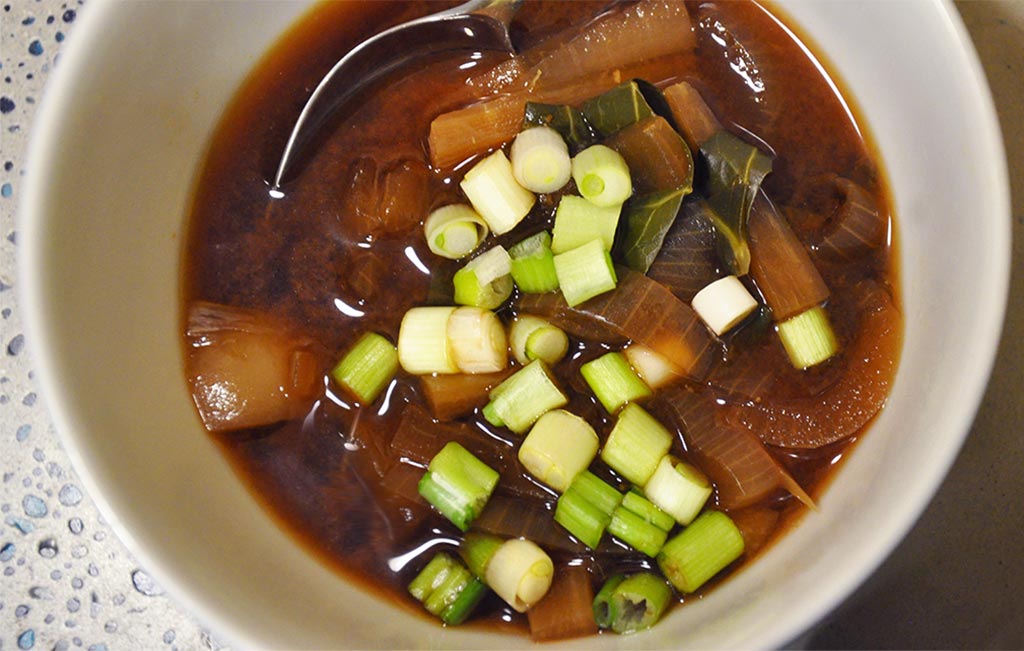 Gingery Miso Soup