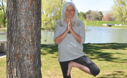 Woman in Tree Pose