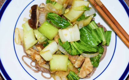 Ginger Bok Choy Stir Fry