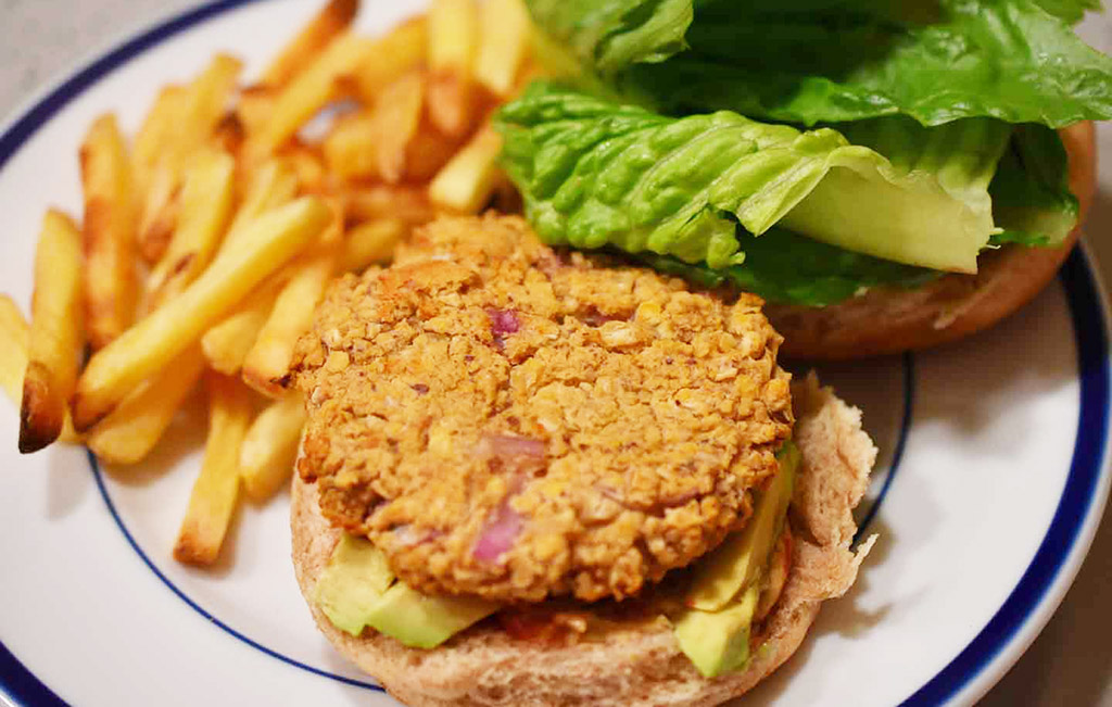 White Bean and Lentil Burgers