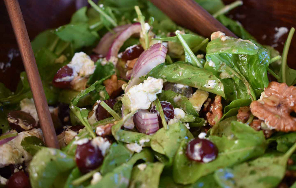 Arugula Salad with Grapes