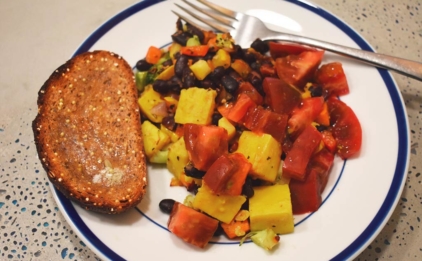 Chickpea Tofu Scramble