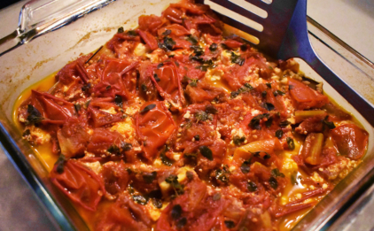 Eggplant-Tomato Bake
