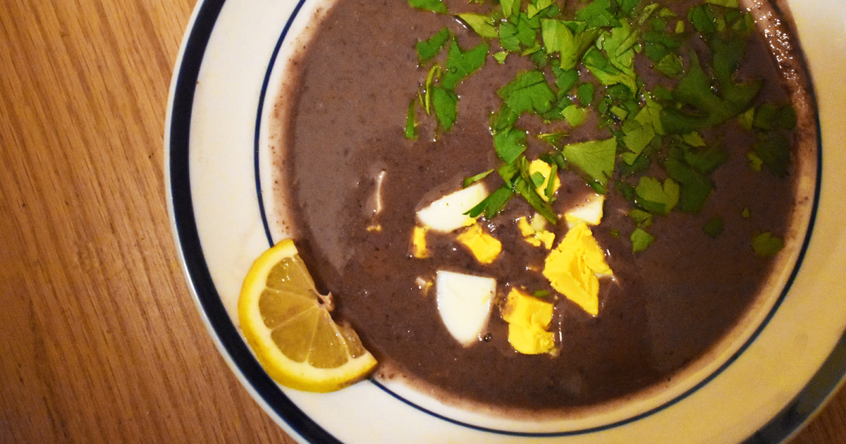 Boston Black Bean Soup