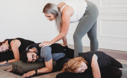 Teacher Giving Adjustment to Student