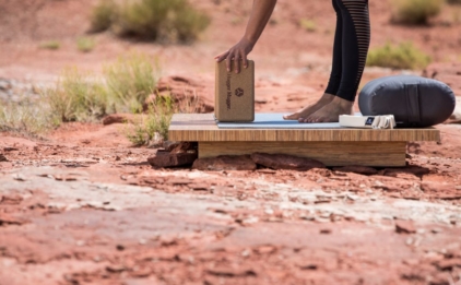 Forward Bend Cork Yoga Blocks