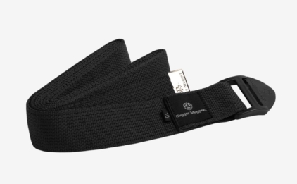 Cotton Cinch 10 ft. Yoga Strap - Black