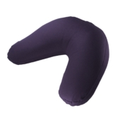 V-Shaped Meditation Cushion - Plum