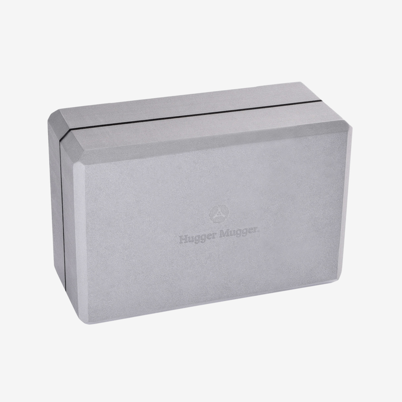 4 in. Foam Yoga Block - Gray (Side View)