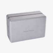 4 in. Foam Yoga Block - Gray (Side View)