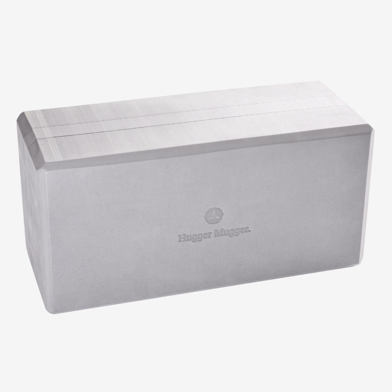 5 in. Big Foam Yoga Block - Gray (Front View)
