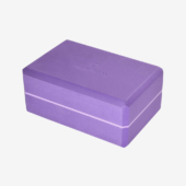 4 in. Foam Yoga Block - Purple (Side View)